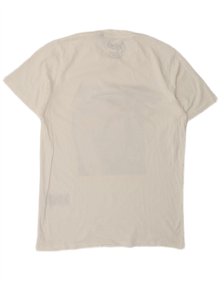 Jack & Jones T-Shirt Graphique Homme Blanc Moyen Coton