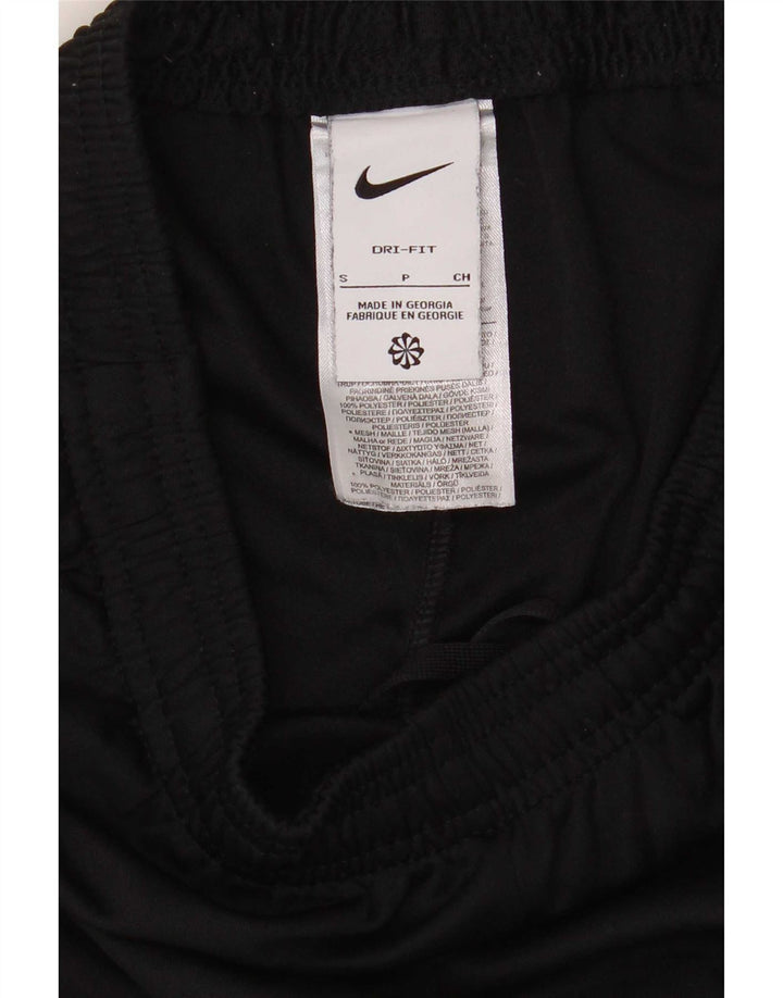 Nike Pantalon de survêtement Dri Fit pour homme Taille S en polyester color block noir