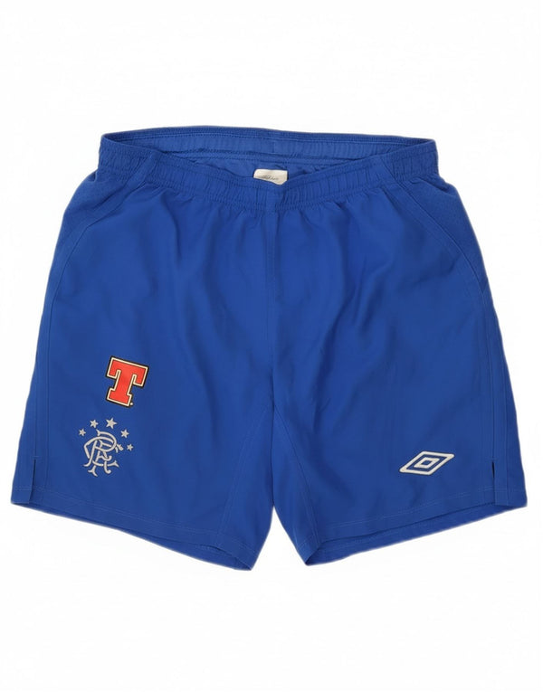 Umbro Short de Sport Graphique Homme Bleu Moyen Sports