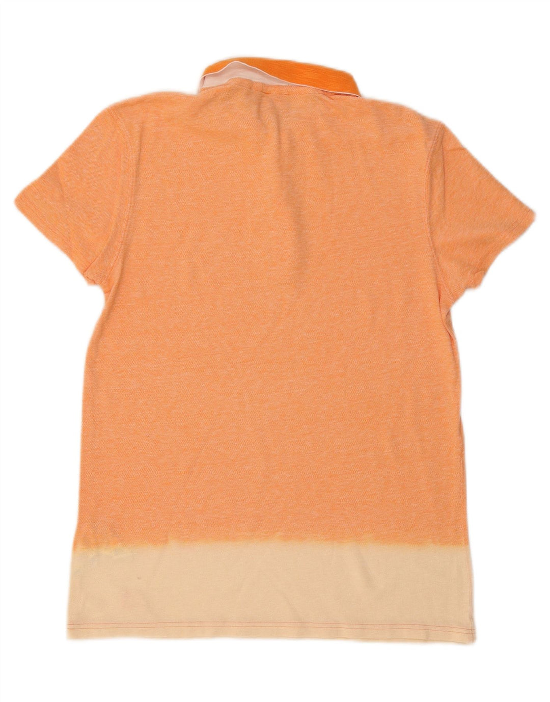 HUGO BOSS Polo Homme Orange Moyen Colourblock Coton
