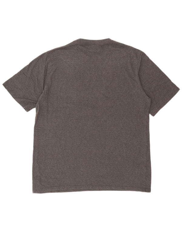 Under Armour Heat Gear Graphic T-Shirt Top 2XL Gris Coton
