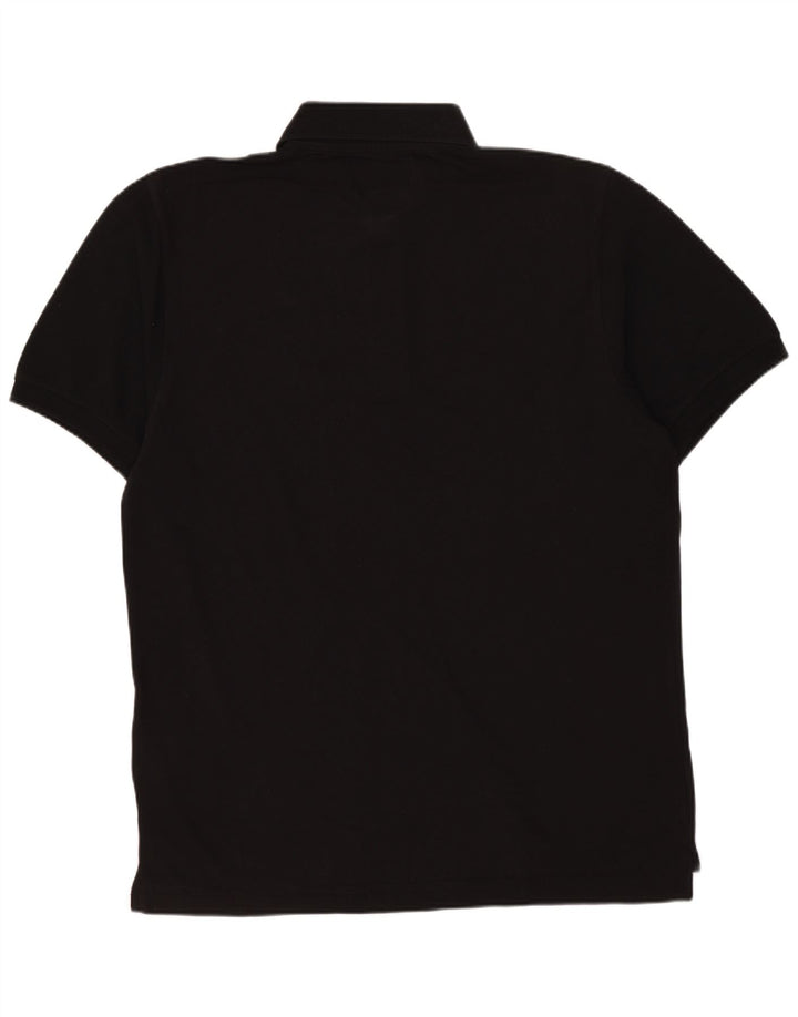 Kappa Polo Homme Noir Moyen Coton