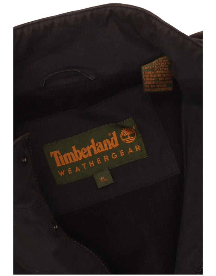 Timberland Veste coupe-vent pour homme UK 42 XL Nylon noir