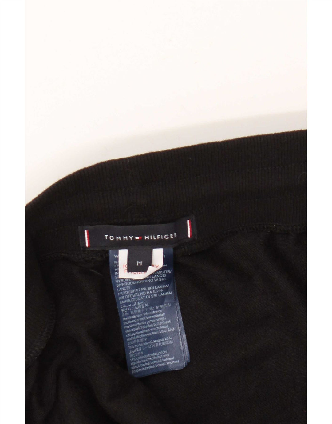Tommy Hilfiger Pantalon de Survêtement Joggers Homme Noir Medium Colourblock