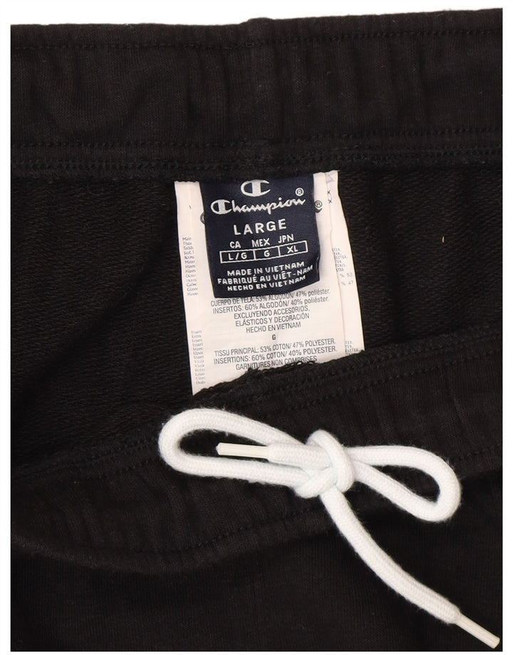 Champion Pantalon De Survêtement Homme Large Noir Coton