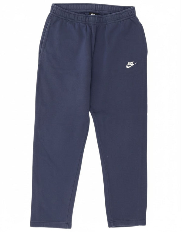 Nike Pantalon de survêtement pour homme en coton bleu marine moyen