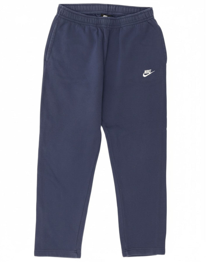 Nike Pantalon de survêtement pour homme en coton bleu marine moyen