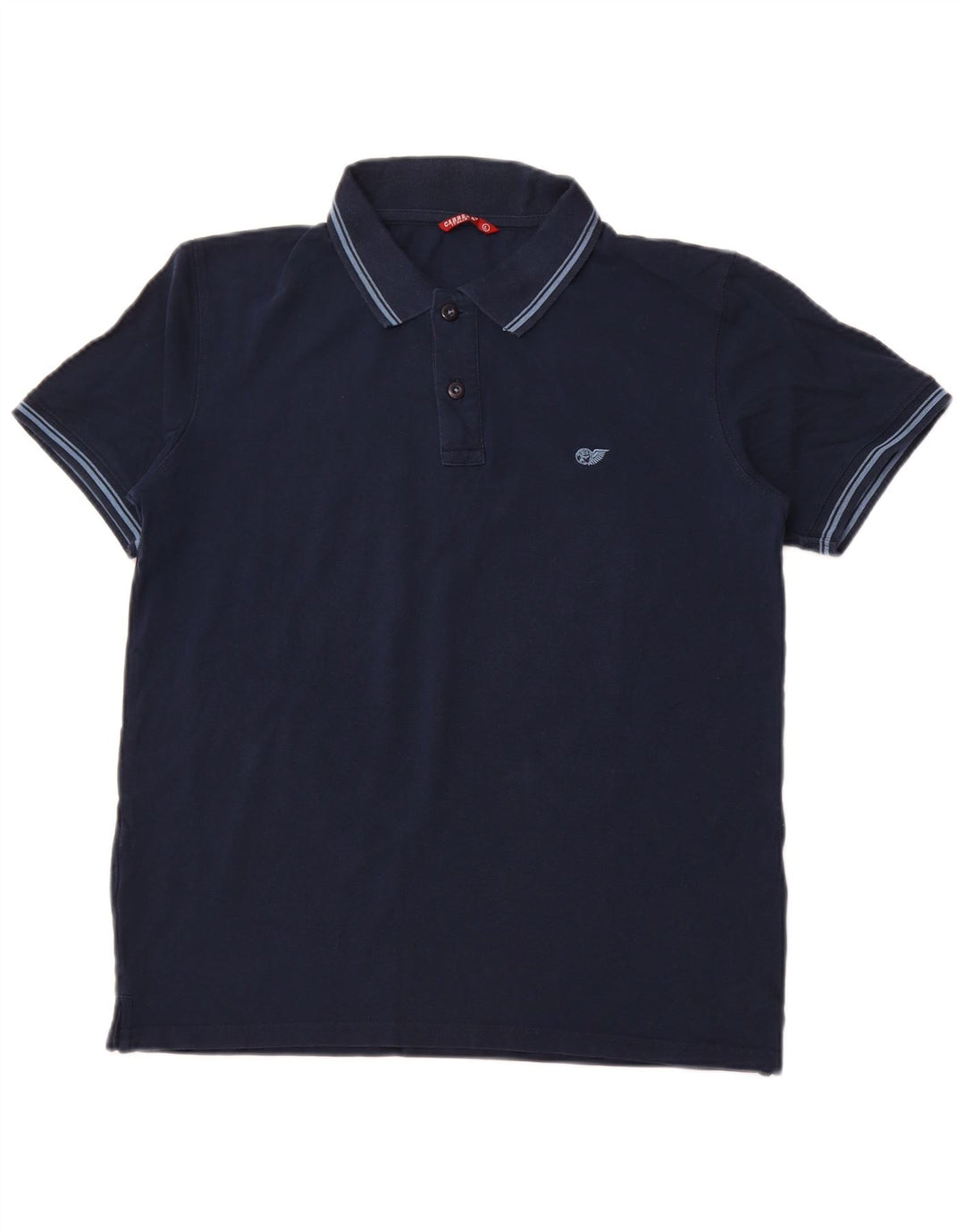 CARRERA Polo Homme Large Bleu Marine Coton