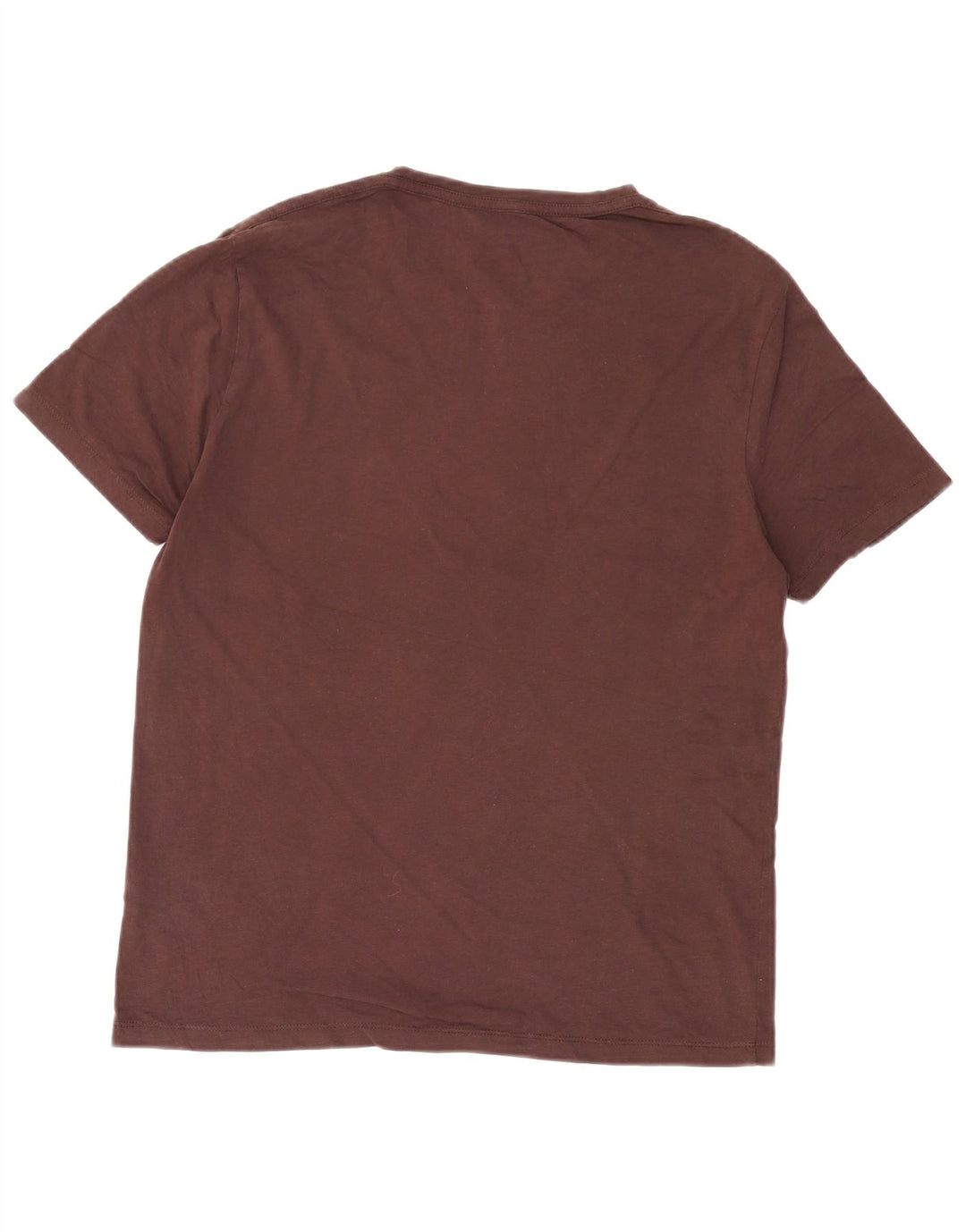ALL SAINTS T-Shirt Homme Haut Large Bordeaux Coton