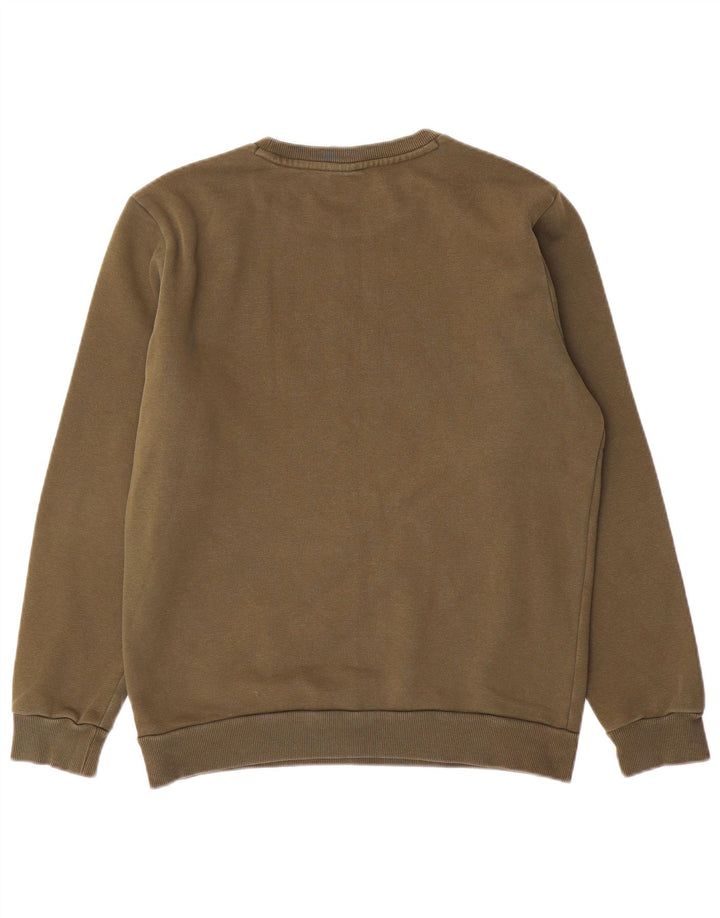 PUMA Sweat-shirt pour hommes, petit, kaki, coton