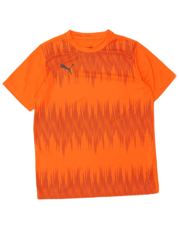 Puma T-Shirt Garçon Top 15-16 ans XL Orange Géométrique Polyester