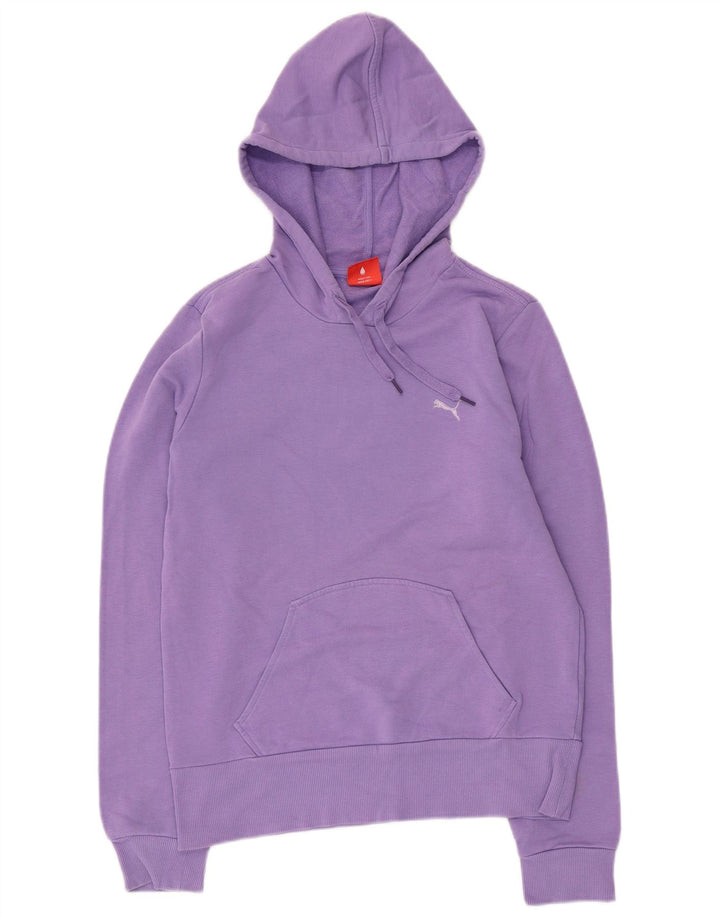 PUMA Sweat à capuche pour femme UK 12 Violet moyen
