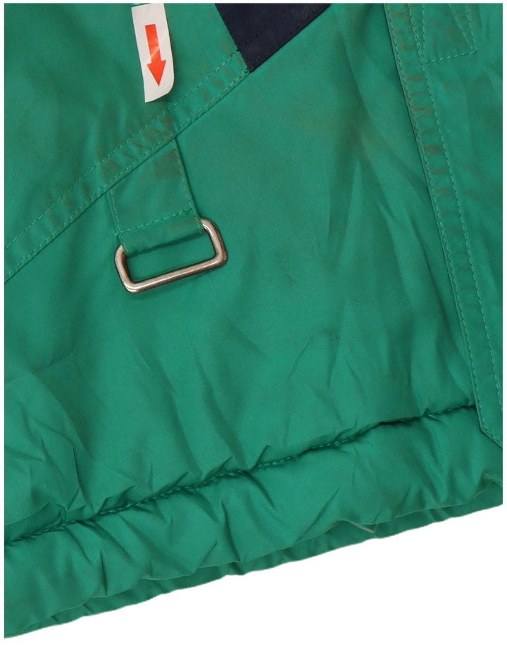 Fila Veste de ski à capuche coupe ample pour homme IT 52 Large Vert Géométrique