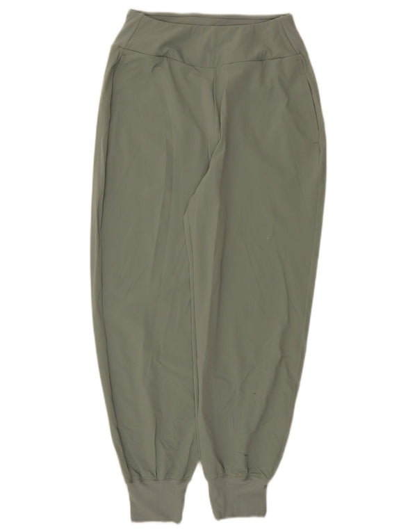Nike Pantalon de survêtement court Dri Fit pour femme UK 10 Petit nylon gris
