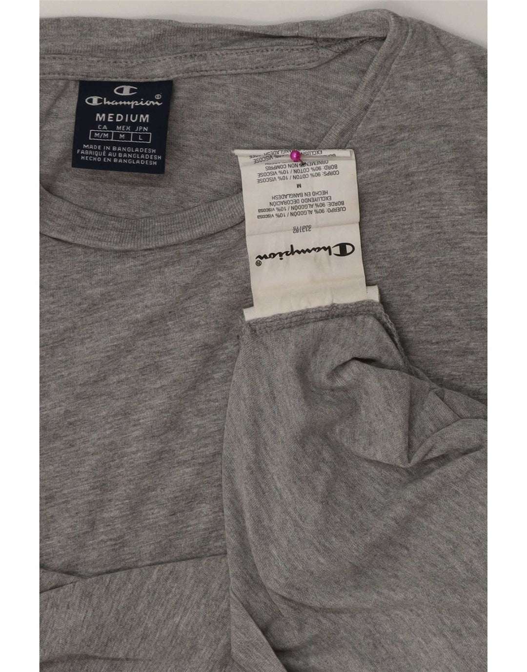 Adidas T-Shirt Homme Gris Moyen Moucheté Coton