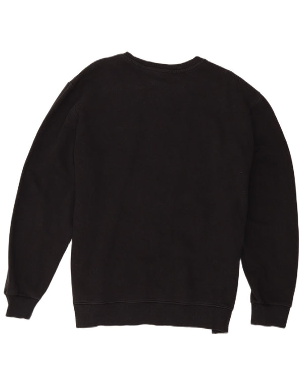 Reebok Pull Graphic Sweatshirt Jumper XL Homme Noir Coton