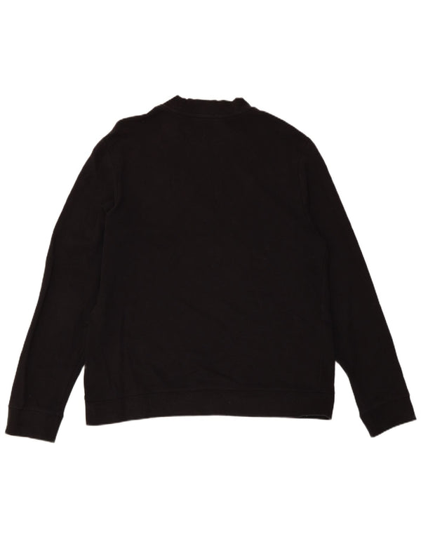 COS Sweat-shirt pour homme en coton noir Taille L