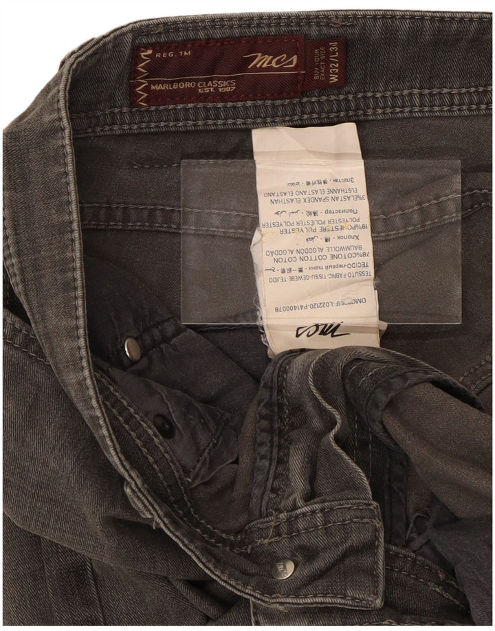 Marlboro Classics Jean Slim Regular Homme W32 L31 Gris Coton