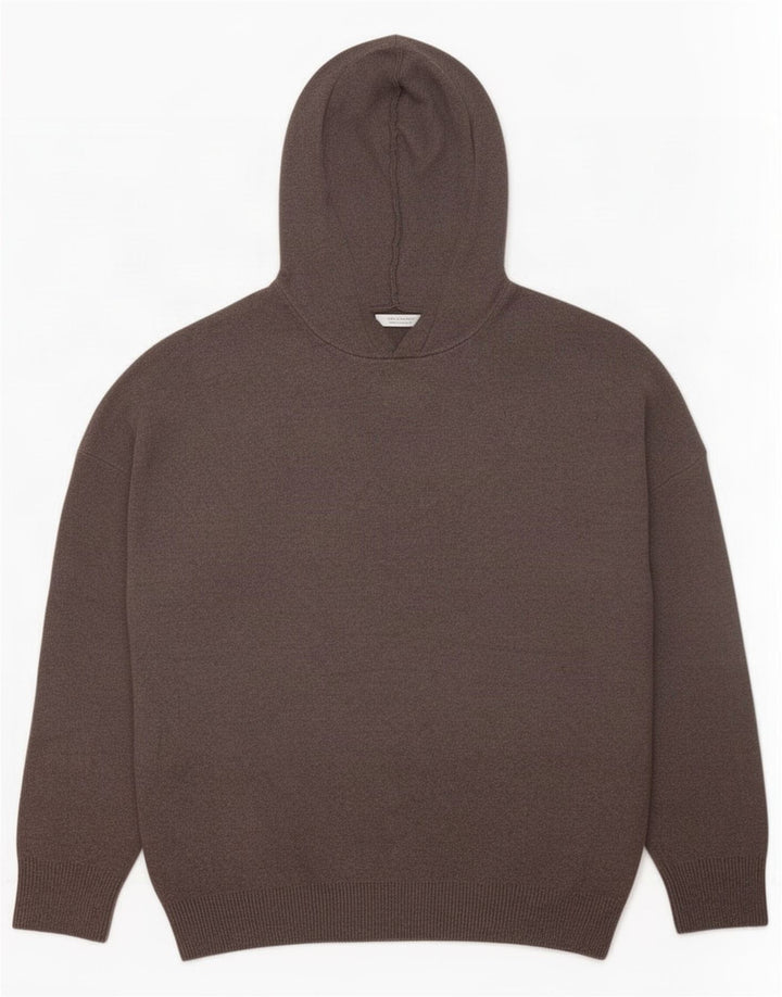 Pull à capuche Zara Homme Gris Moyen Viscose