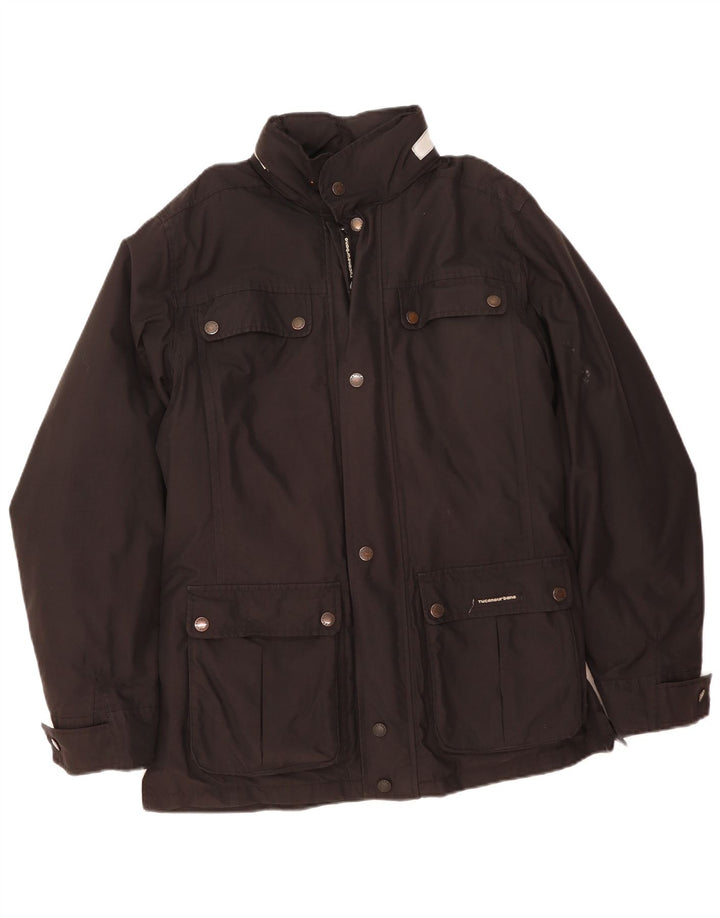 Tucano Urbano Veste utilitaire à capuche pour homme UK 40 Large Noir Polyester