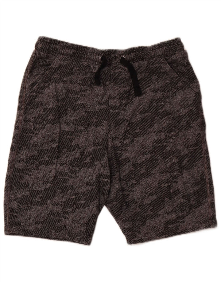 MARKS & SPENCER Short de Sport Garçon 13-14 Ans Gris Camouflage Coton