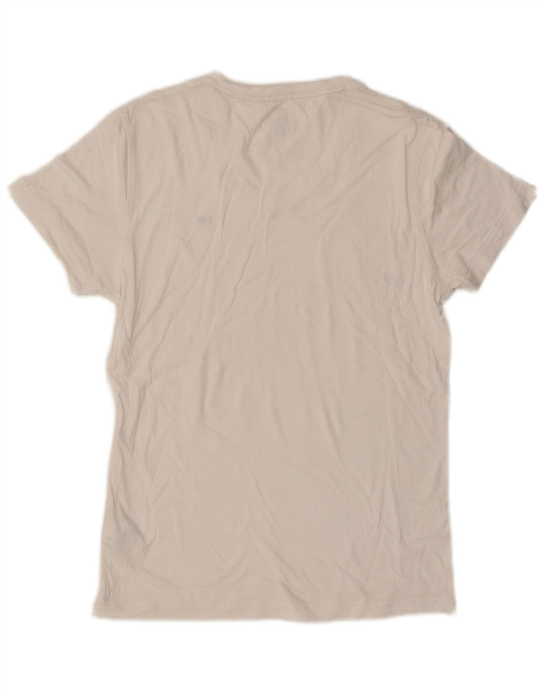TOMMY HILFIGER Mens T-Shirt Top Small White Cotton