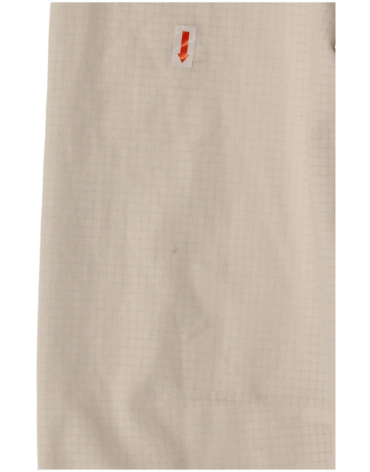 REEBOK Veste de Survêtement Homme Grand Carreau Blanc Polyester