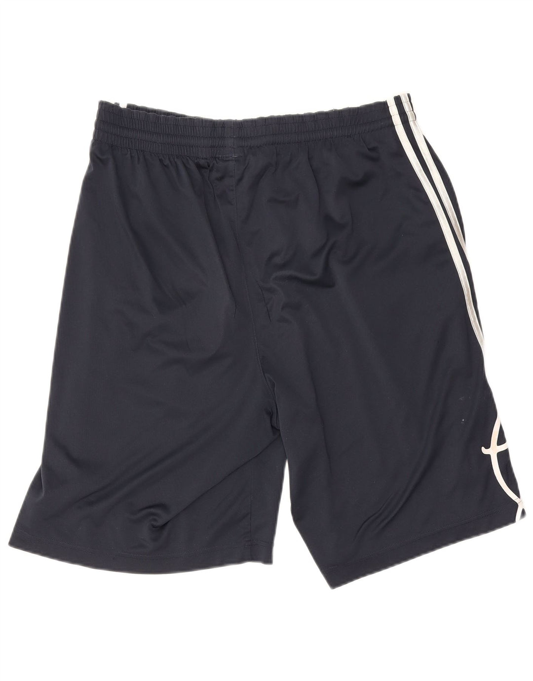 Adidas Short de Sport Graphique Homme Bleu Marine Moyen