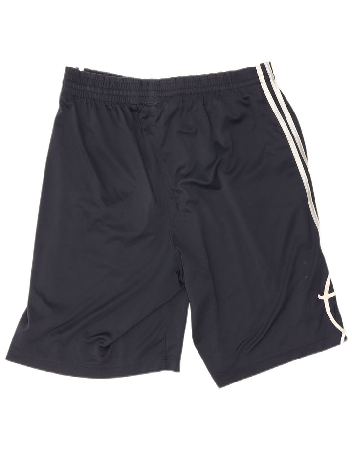Adidas Short de Sport Graphique Homme Bleu Marine Moyen