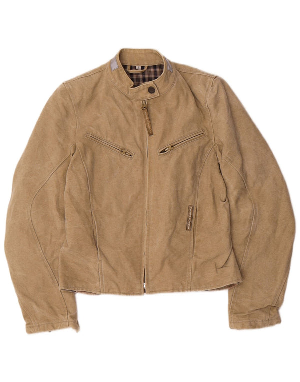 Tucano Urbano Veste Racer Femme UK 10 Petit Coton Beige