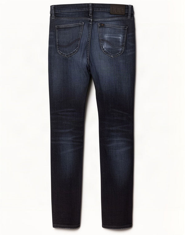 Lee Mens Malone Skinny Jeans W29 L30 Bleu Coton