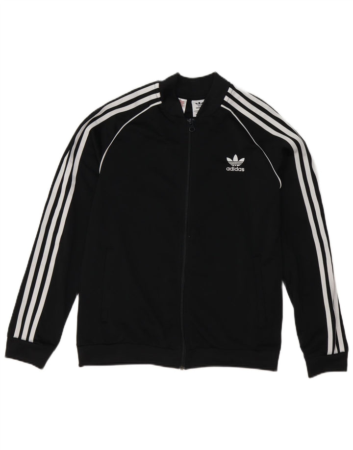 Veste de survêtement Adidas Garçon 13-14 ans Noir Polyester