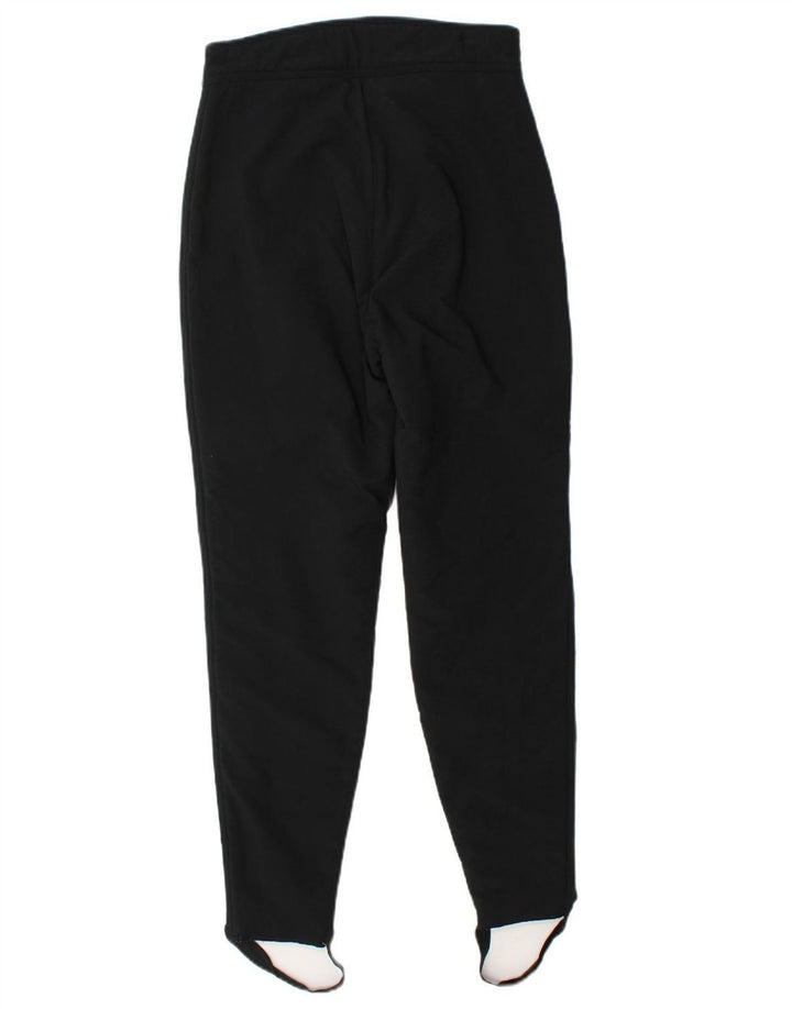 ELLESSE Womens Stirrup Tracksuit Trousers IT 44 Medium  Black Nylon