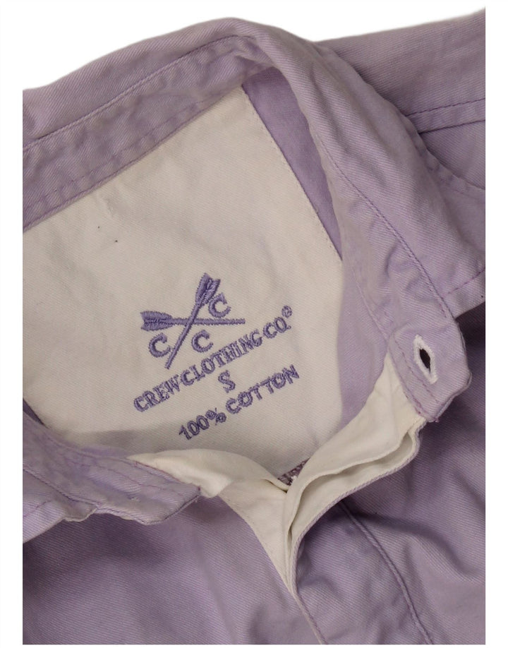 CREW CLOTHING Chemise pull homme petit coton violet