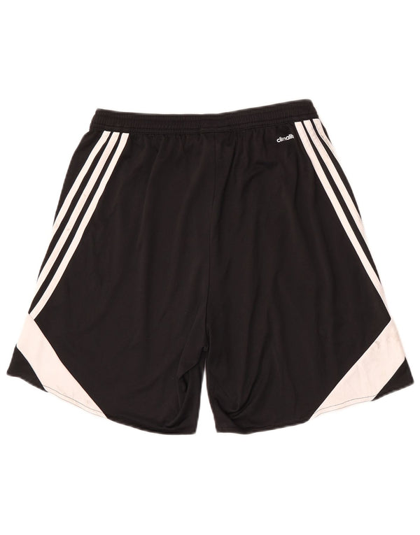Adidas Short de sport Climalite Homme Noir Moyen Polyester Colorblock