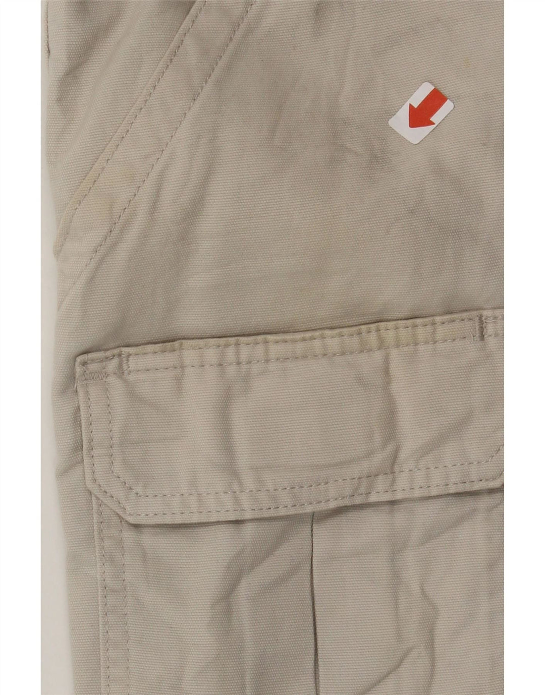 SAVANE Mens Cargo Shorts W40 XL Off White Cotton Vintage Savane and Second-Hand Savane from Messina Hembry 