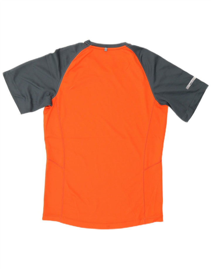 NIKE T-shirt Dri Fit pour hommes, petit, orange, colour block
