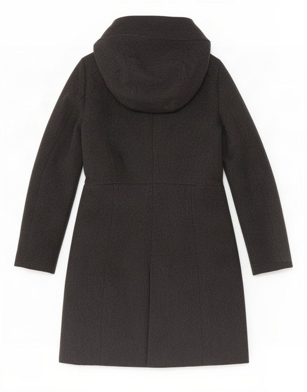 Zara Manteau à capuche entièrement zippé pour femme UK 14 Large Gris