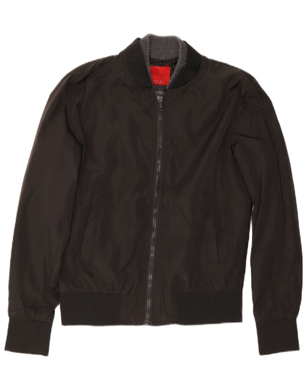 Zara Veste Bomber Homme UK 40 Large Noir