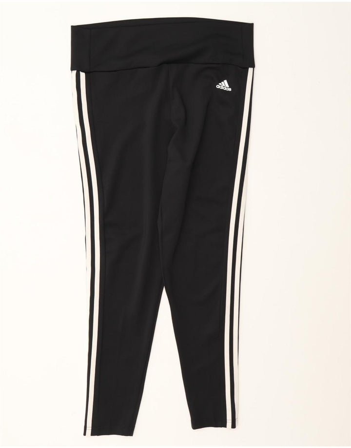 Adidas Leggings Aeroready pour femme UK 16/18 Large Noir Polyester