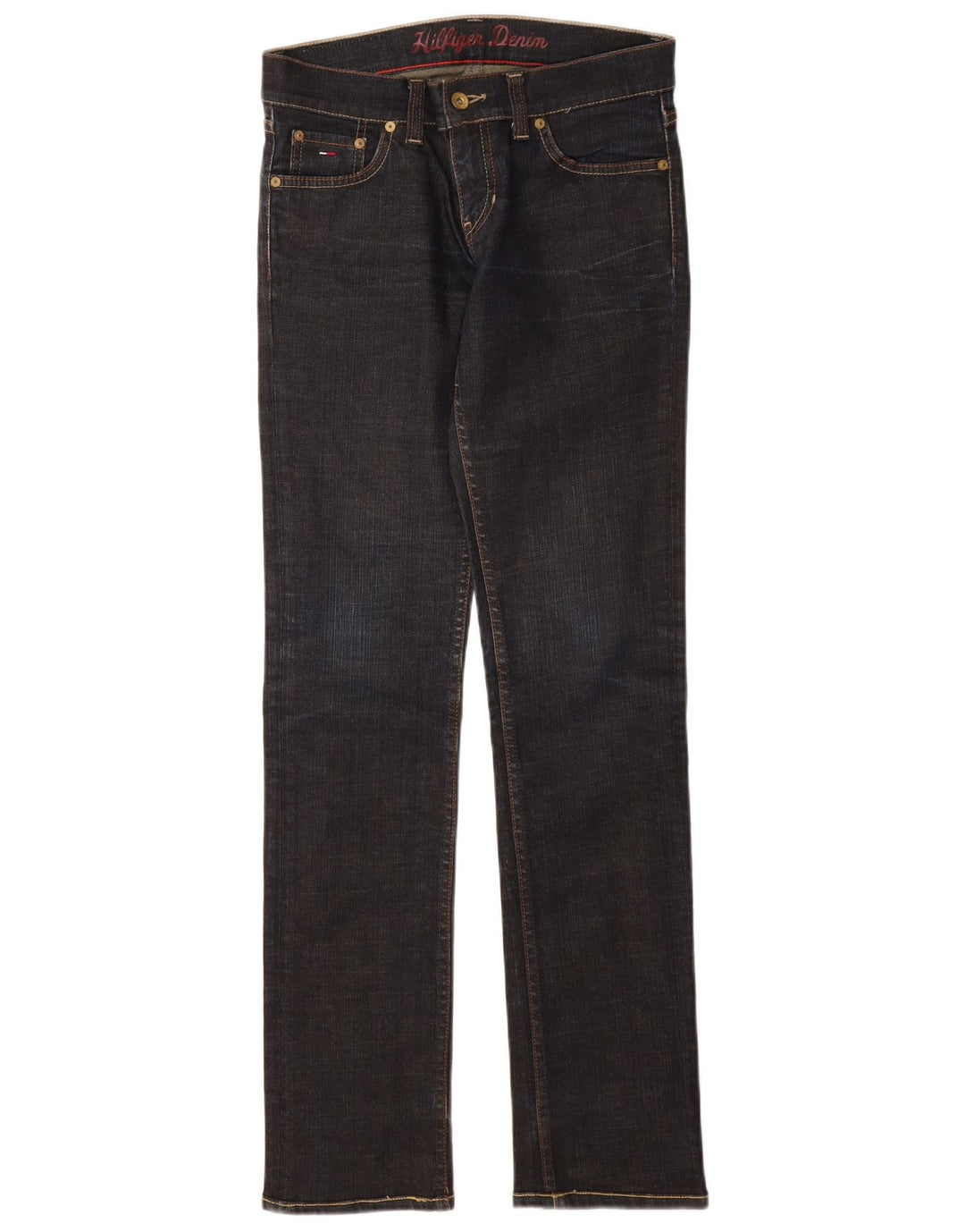 TOMMY HILFIGER Jean Slim Femme W26 L32 Bleu Marine