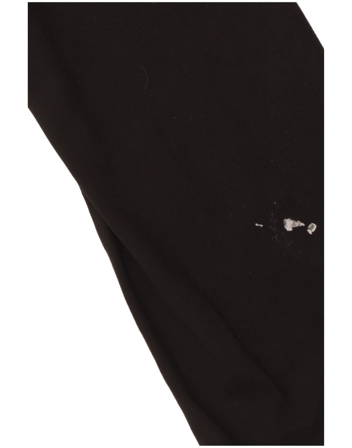 Champion Leggings Femme UK 10 Petit Noir Colorblock Polyester