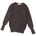 Zara Cardigan Femme Pull UK 12 Coton Gris Moyen