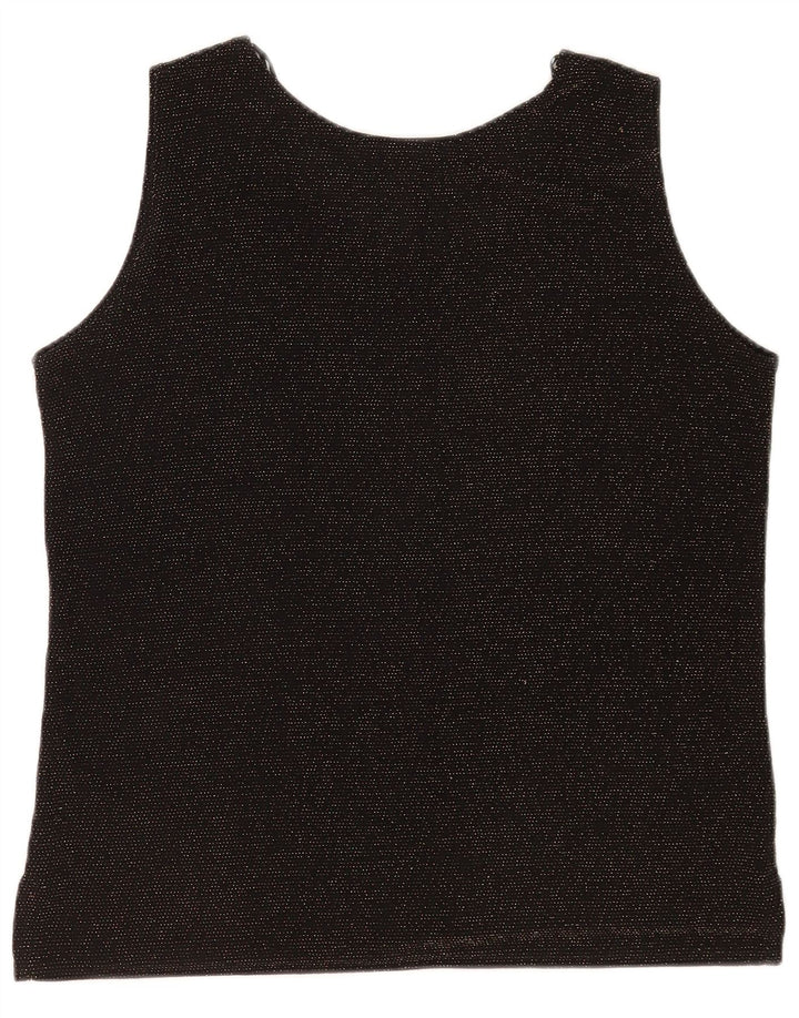 Gerard Chemisier sans manches pour femme UK 44 Medium Noir moucheté