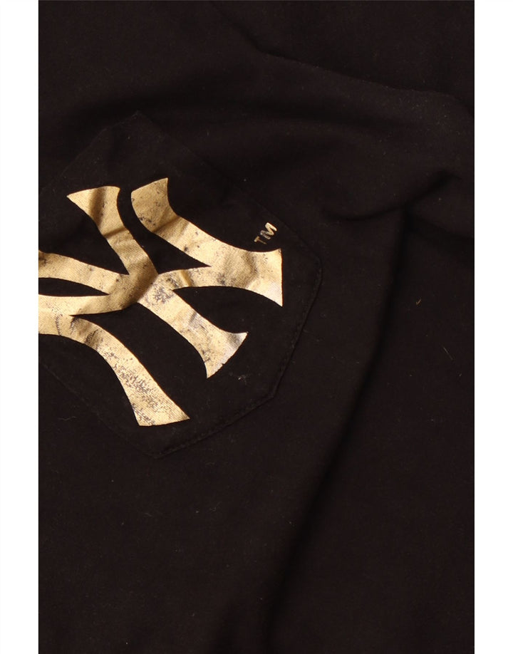 MAJESTIC Tunique graphique New York Yankees pour femme UK 16 Large Noir