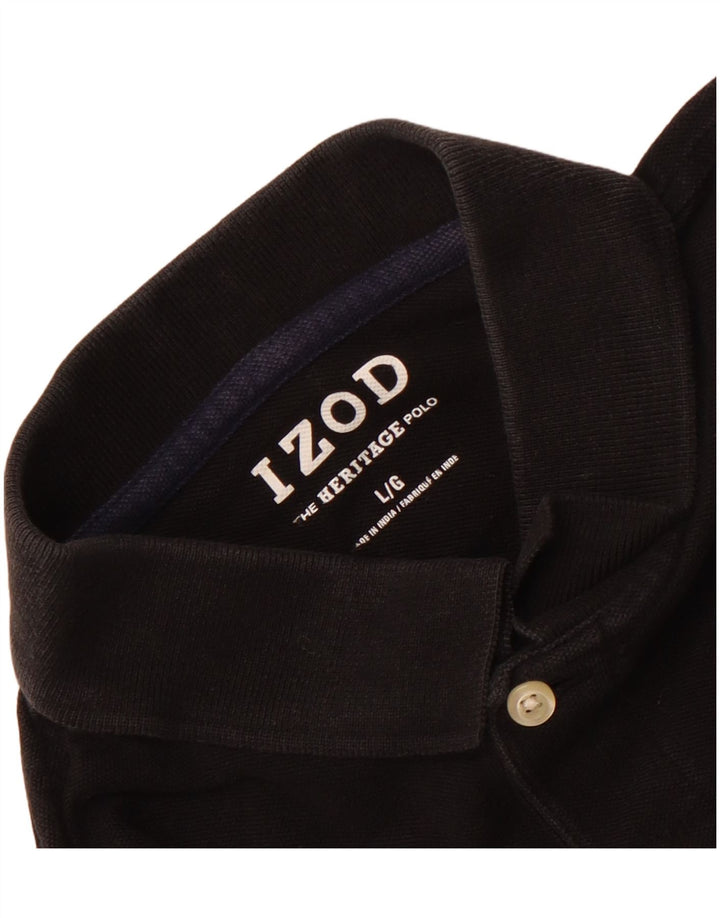 IZOD Polo Homme Grand Noir