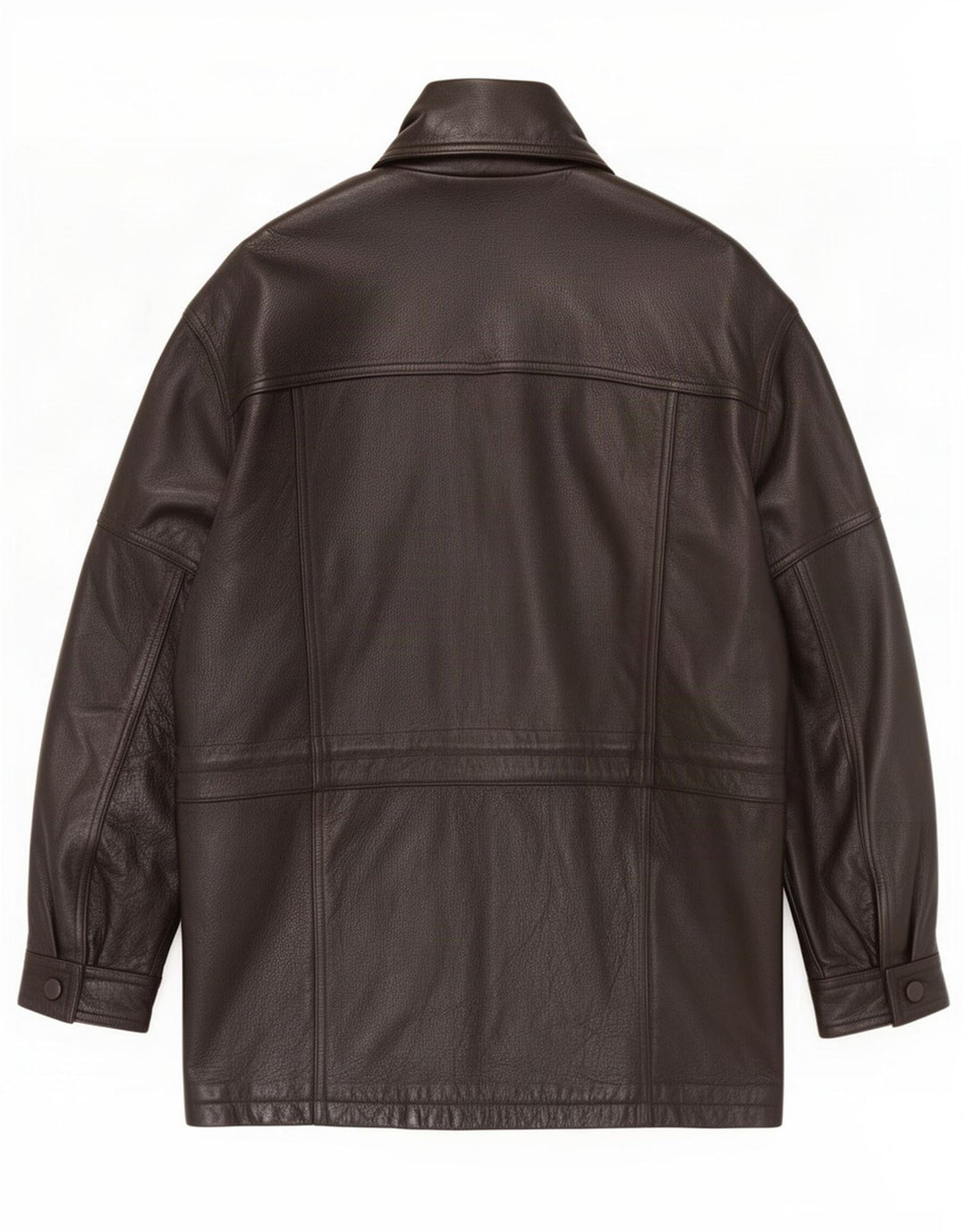 Kartel Manteau en cuir pour homme UK 40 Large Marron