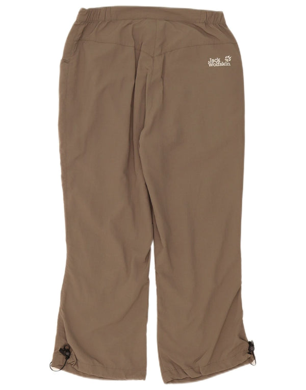 Jack Wolfskin Pantalon court droit pour femme UK 8 Small W30 L23 Beige