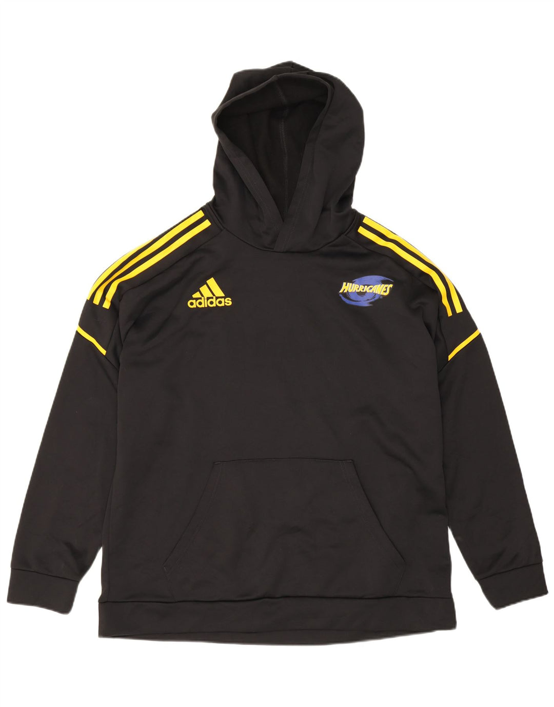 Adidas Pull à capuche graphique pour homme XL Noir Polyester