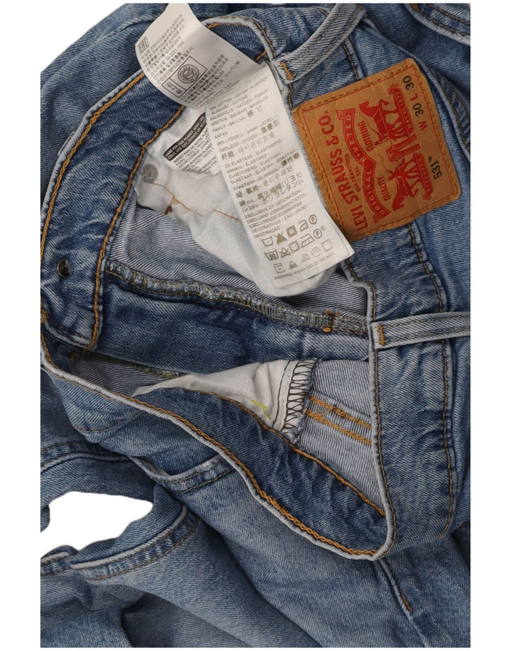 LEVI'S Womens 531 Tapered Jeans W30 L30 Blue Cotton